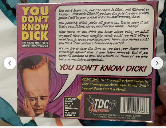 You Don’t Know Dick Game