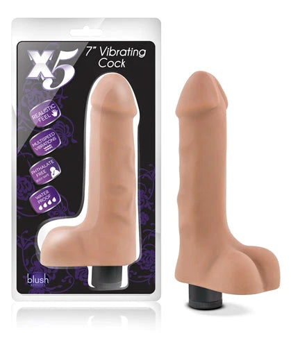 X5+ 7” Vibrating Cock