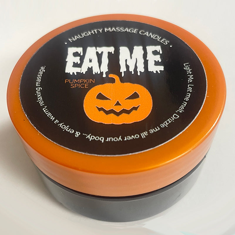 Pumpkin Spice Naughty Massage Candle Eat Me