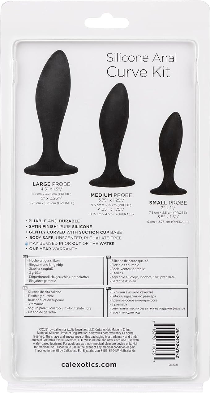 Silicone Anal Curve Kit