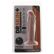 Dr. Skin Poseable Girthy Dildo 6”