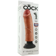 King Cock Vibrating & Posable Cock 8”