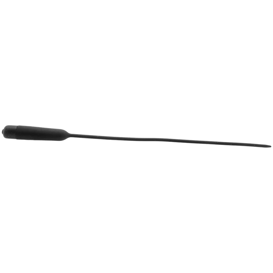 Silicone Vibrating Bullet Plug Extra Long -Urethral Sounding