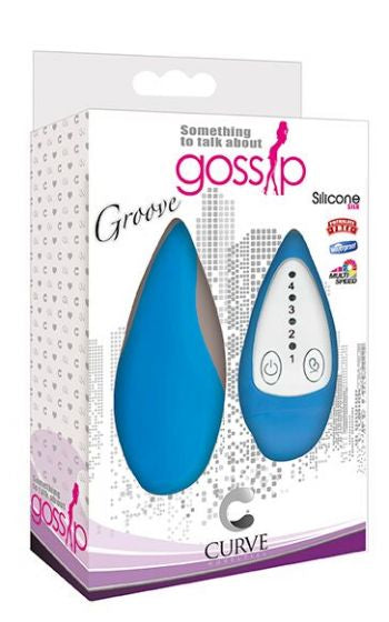 Gossip Groove Azure Silicone Remote Vibe