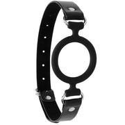 Ouch Black & White Silicone Ring Gag