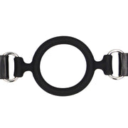 Ouch Black & White Silicone Ring Gag