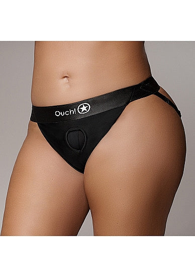 Ouch Vibrating Strap On Panty Harness XL/XXL