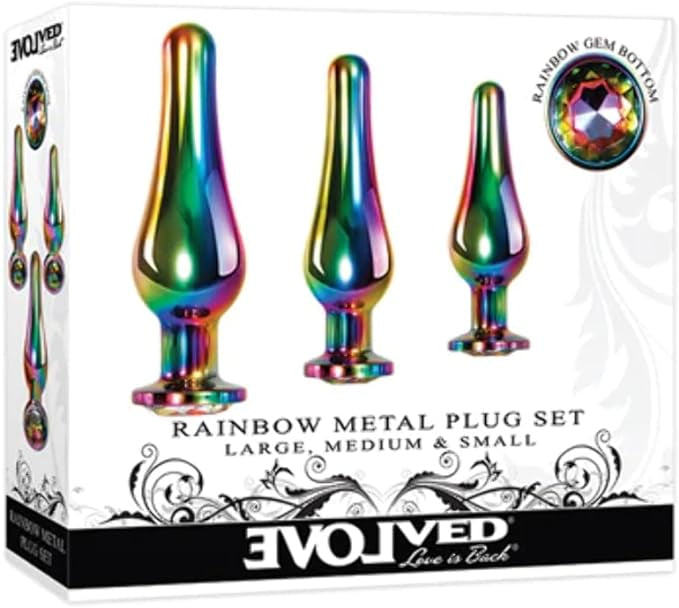 Evolved Rainbow Metal Plug set