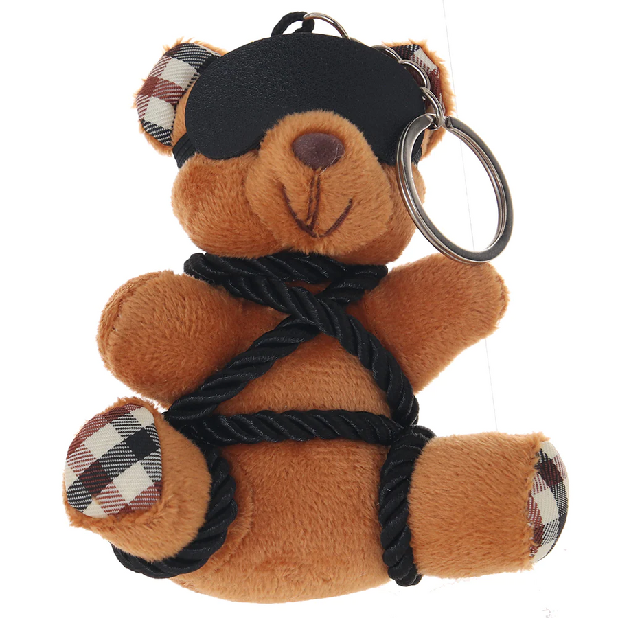 Bound Teddy Bear Keychain