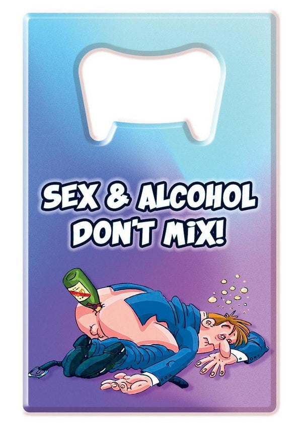 Ozzie Sex And Alcohol Bottle Opener