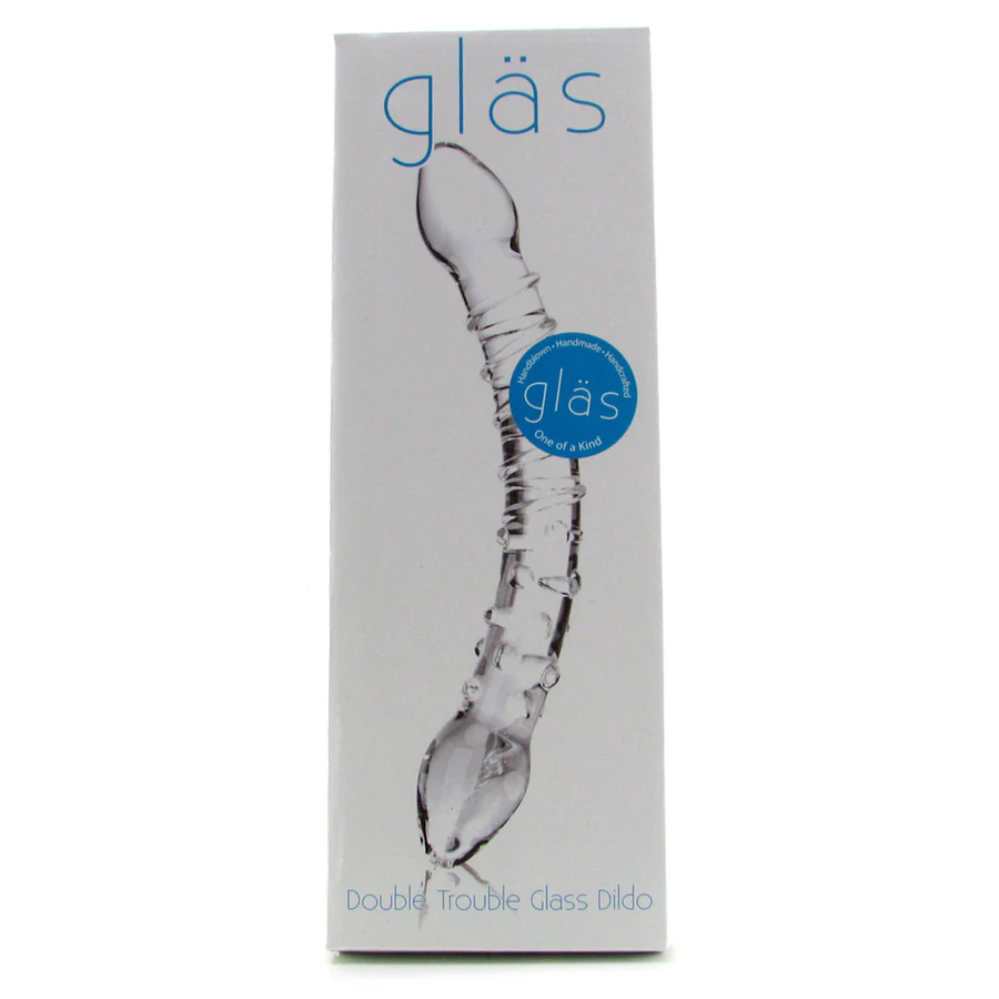 Glas Double Trouble Glass Dildo 10”