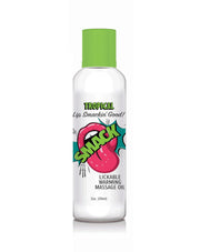 Smack Lickable Warming Massage Oil 2 oz Tropical