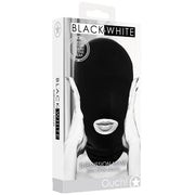 Black & White Submission Mask With Open Mouth