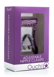 Adjustable Nipple Clamps Purple