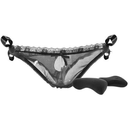 Evolved hidden pleasure remote controlled vibrating panty