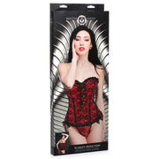 Master Series Red Corset and Thong set Large