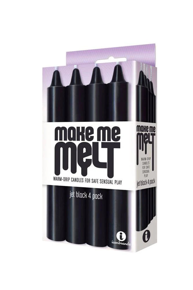 Make me melt Jet Black 4 Pack Candles