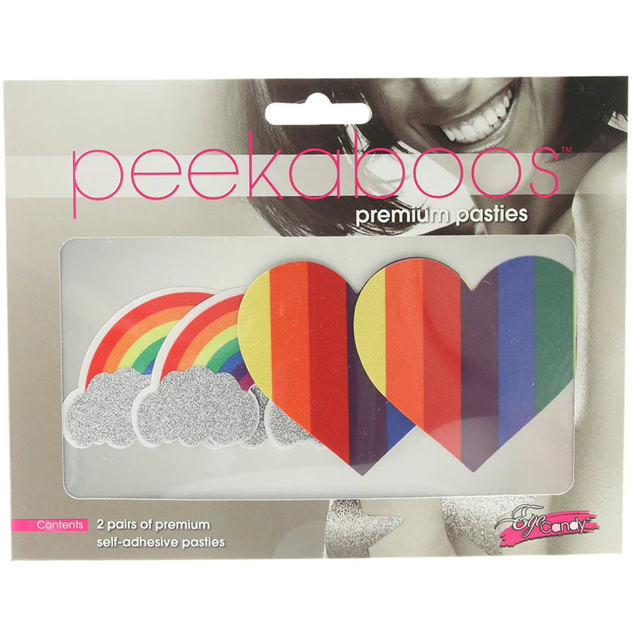 Peekaboos Pasties Pride Rainbow