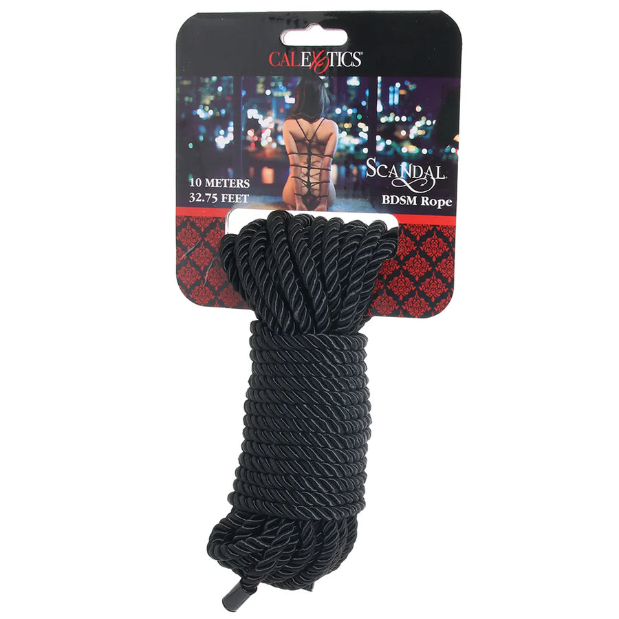 Scandal BDSM Rope 32.75 ft Black