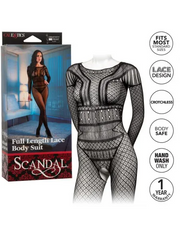 Scandal Full Length Lace Body Suit O/S