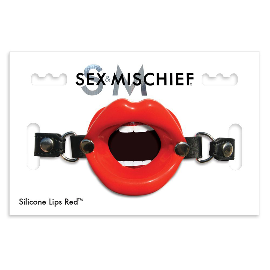 Sex & Mischief Silicone Lips Red