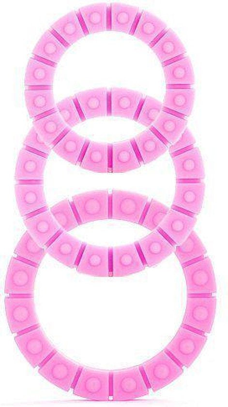 Shots Toys Silicone Love Wheel Pink