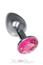 Silver Starter Round Pink Plug