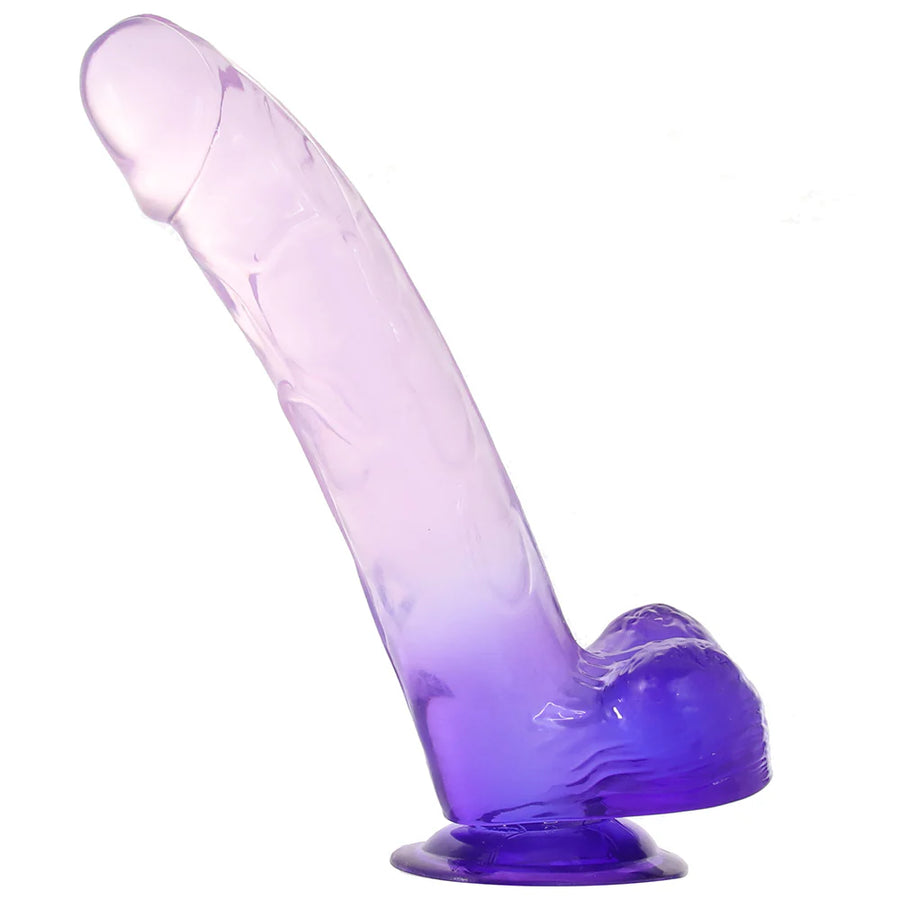 Real Rock Crystal Clear Dildo 9”