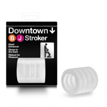 Downtown BJ Stroker Glow in Dark