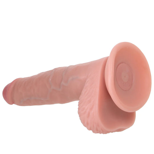 Realrock 8” Realistic Vibrating and Thrusting Dildo with Suction Cup