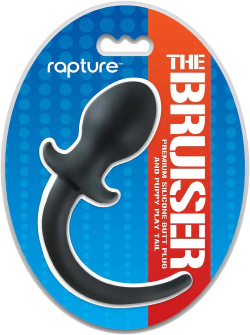 Rapture The Bruiser Silicone Butt Plug & Puppy Tail 3.5”