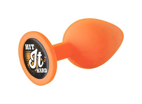 Booty Calls “Hit It Hard” Anal Plug Orange