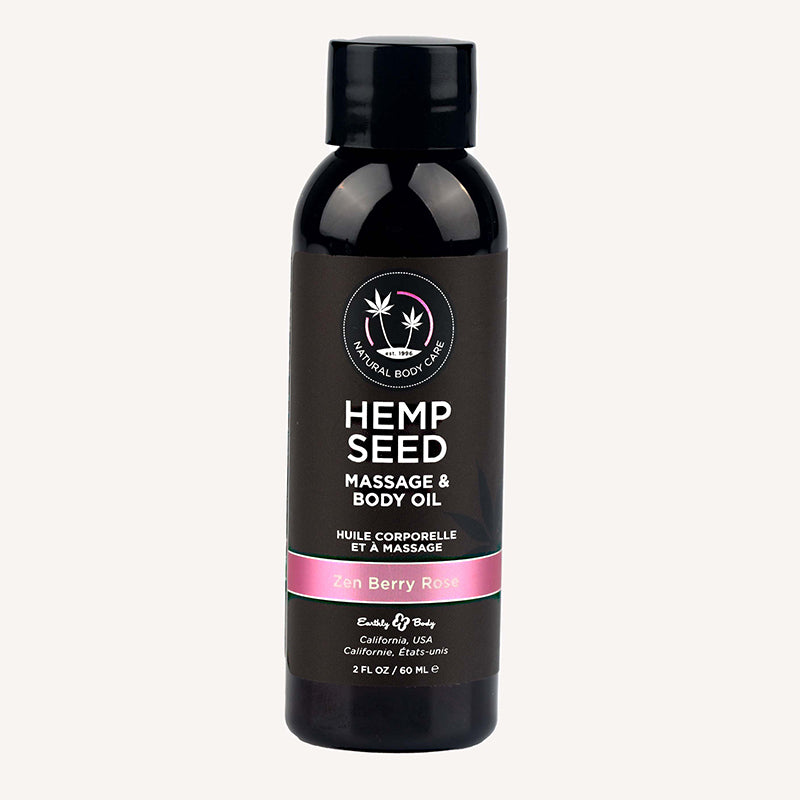 2 oz. Hemp Seed Massage Oil & Lotion Zen Berry