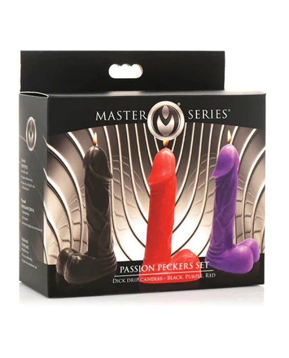 Master Series Passion Pecker Drip Candle Set