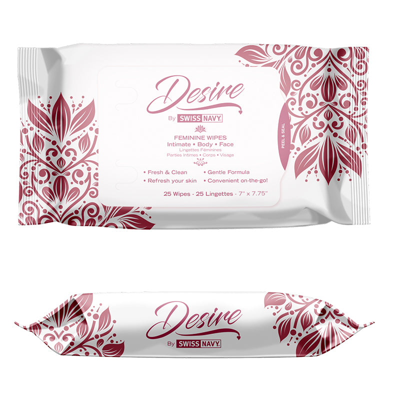 Desire Feminine Wipes 25 Wipes