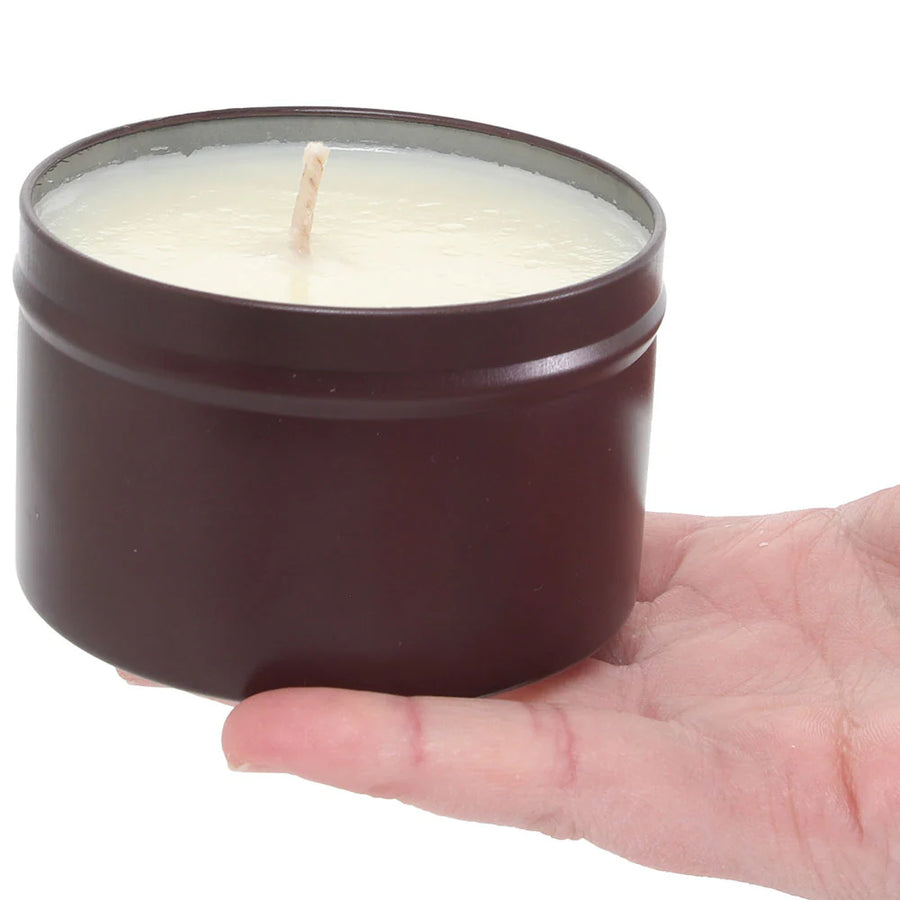 3 in 1 Hemp Seed Round Tin Massage Candle OH, OH, OH! 6 oz.