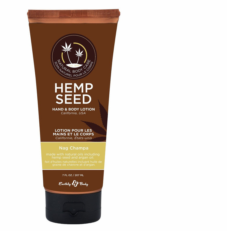 7 Oz. Hemp Seed Hand and Body Lotion Nag Champa