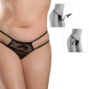 Hook up Panties Crotchless Pleasure Pearls XL-2XL