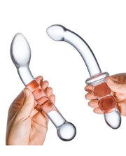 Glas 2 pc G-Spot Pleasure Dildo Set