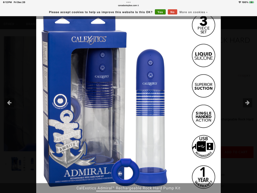 CalExotics Admiral Rock Hard Pump