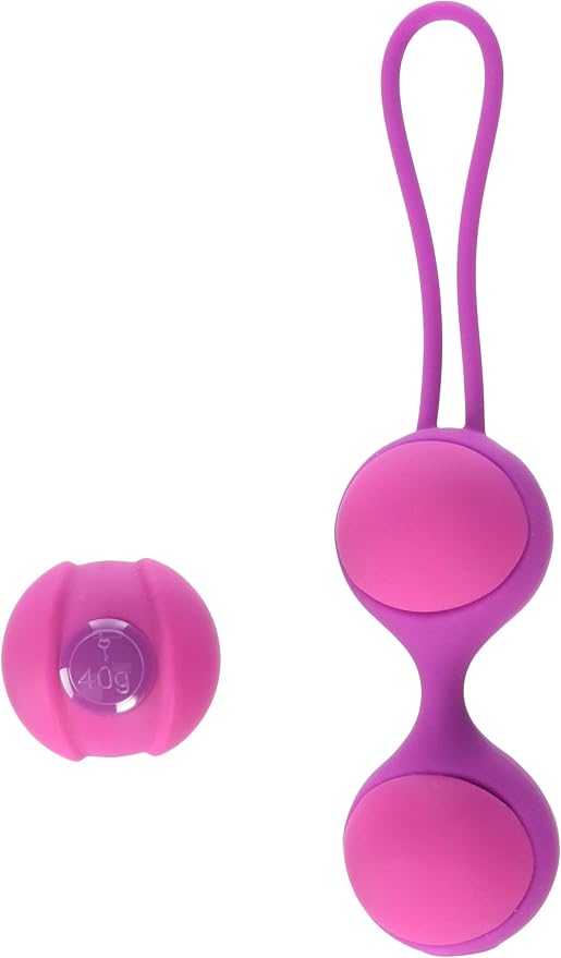 Squeeze Me Tight Mini Stella II Double Kegal Ball Set Pink