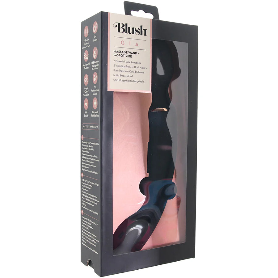 Blush Gia Massage Wand Black