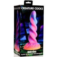 Creature Cocks Moon Rider Glow-In-The-Dark Unicorn Dildo
