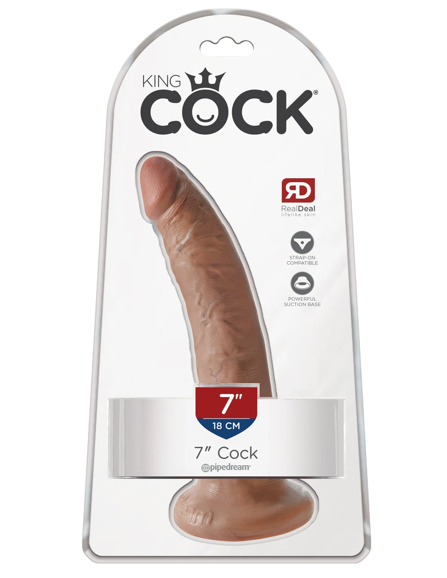 King Cock 7” Tan