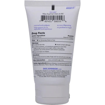 IE Numb Mint Anal Gel