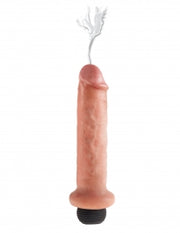 King Cock 7” Squirting Cock lifelike skin