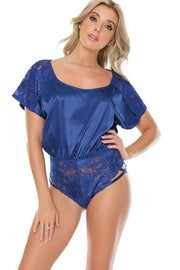 Coquette Romper Navy OSXL