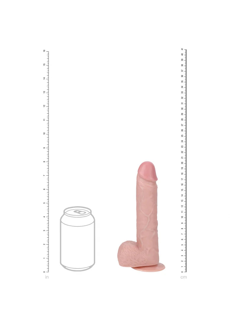 Realrock 8” Vibrating & Rotating Dildo with Suction Cup