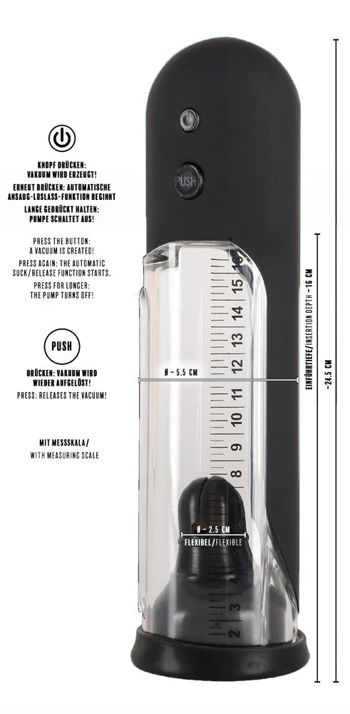 Rebel Men’s Gear Automatic Penis Pump