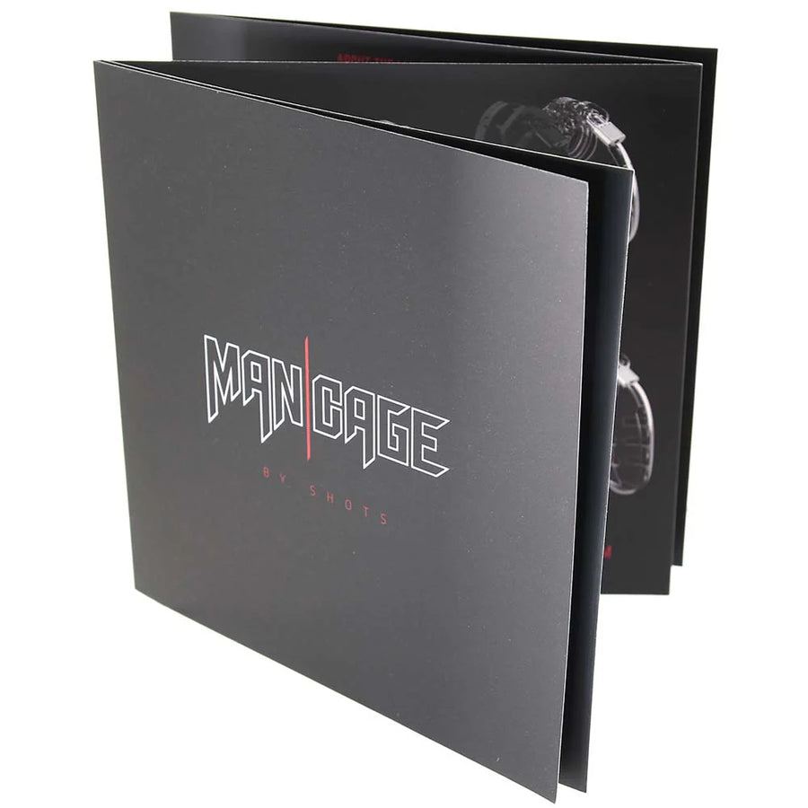 Man Cage 21 4.5inch Silicone Cock Cage Black